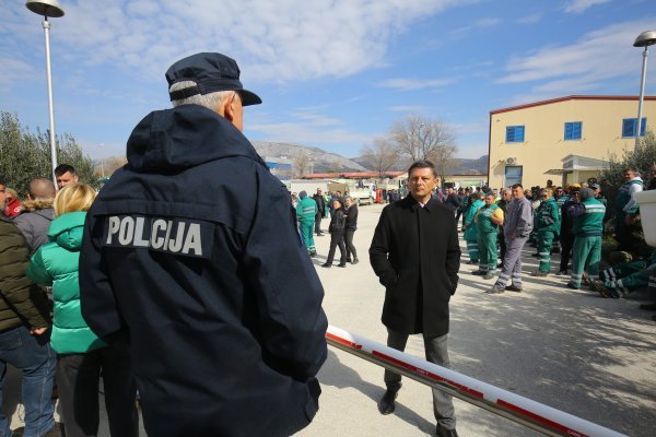 Štrajk radnika splitske Čistoće