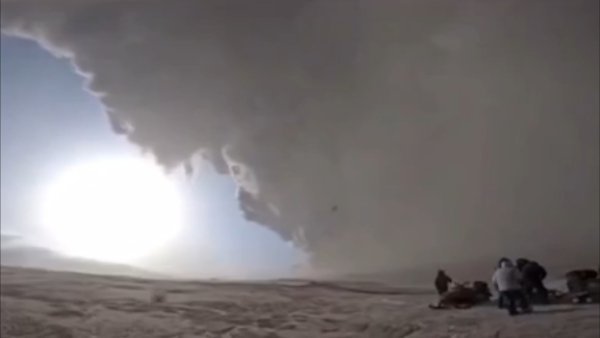 Erupcija vulkana Šiveluč