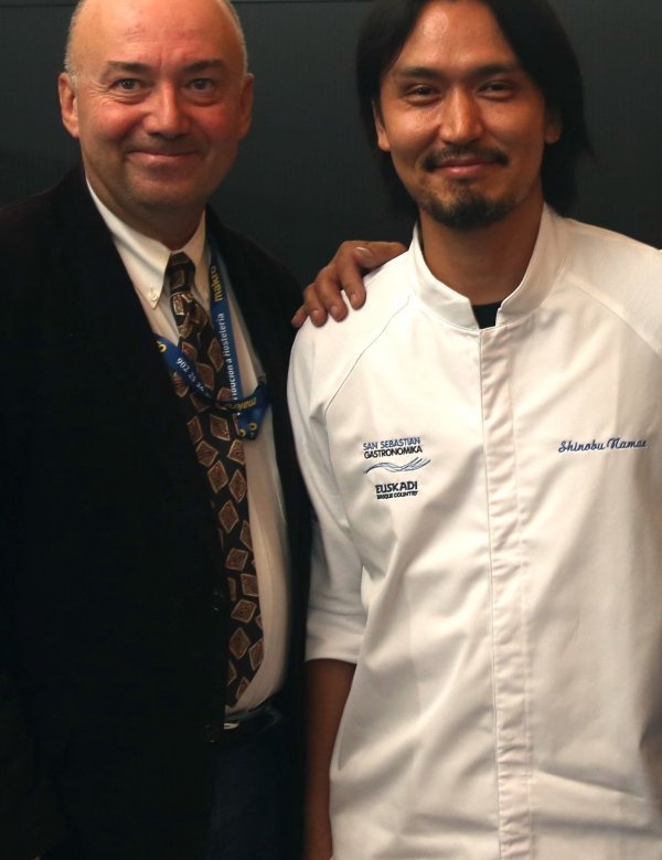 Naš suradnik Velimir Cindrić i japanski chef Shinobu Namae