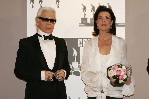 Karl Lagerfeld i Caroline od Monaka