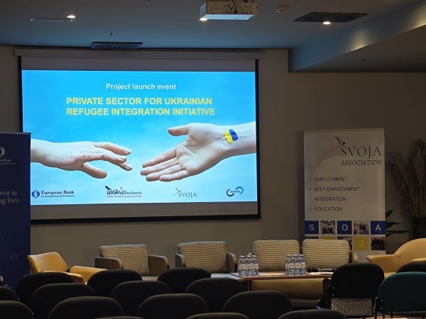Predstavljanje EBRD-ove inicijative 'Mobilizacija privatnog sektora za integraciju izbjeglica iz Ukrajine'