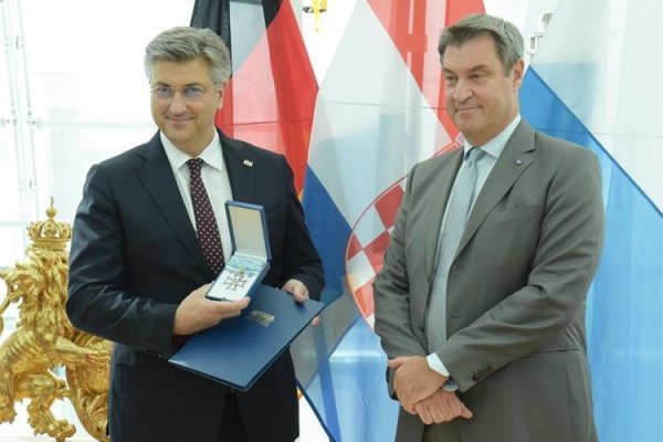 Andrej Plenković s bavarskim odlikovanjem