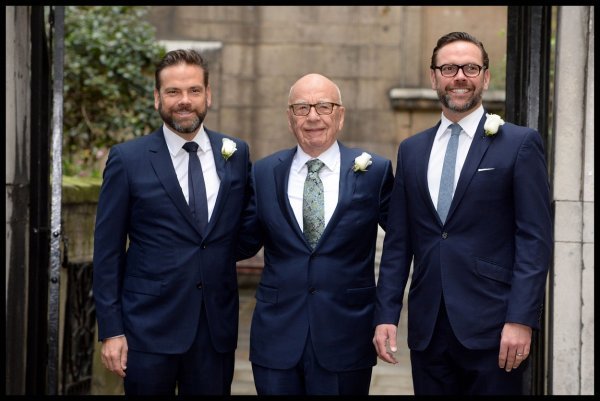 Rupert Murdoch i sinovi Lachlan i James
