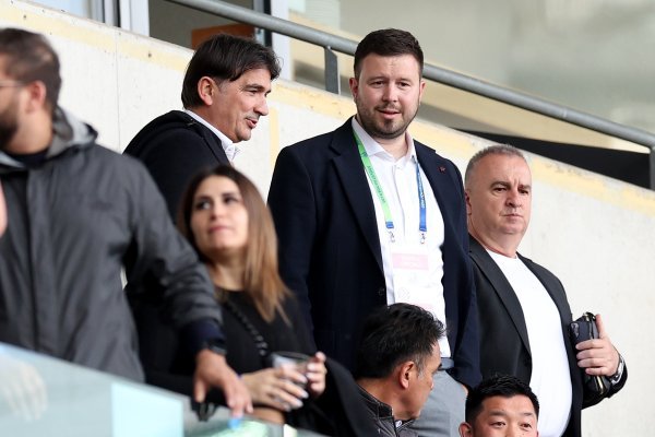 Dalić, Čeferin, Pletikosa... na tribinama u Ženevi