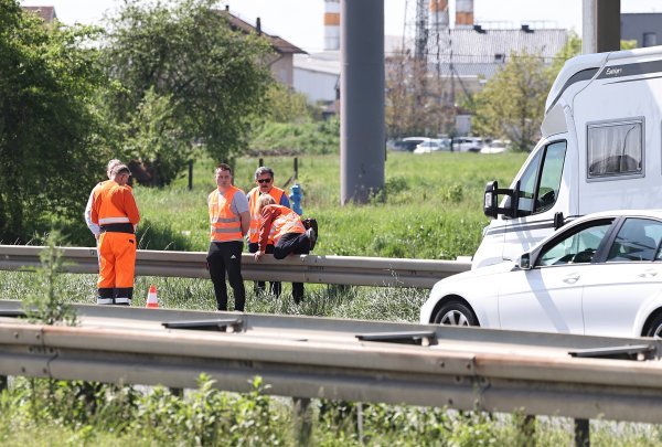Prometna nesreća na čvoru Lučko