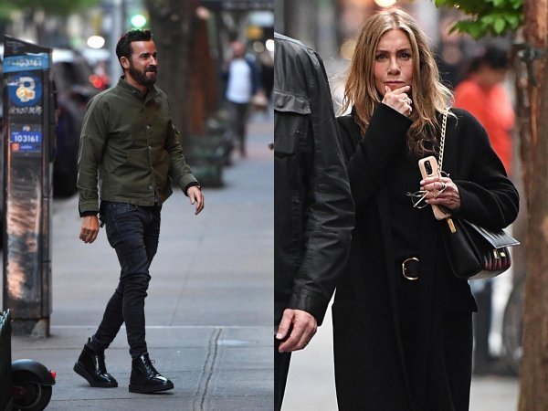 Justin Theroux i Jennifer Aniston nakon zajedničke večere u New Yorku