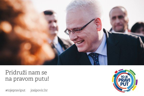 Josipovićev predizborni plakat Facebook/Ivo Josipović
