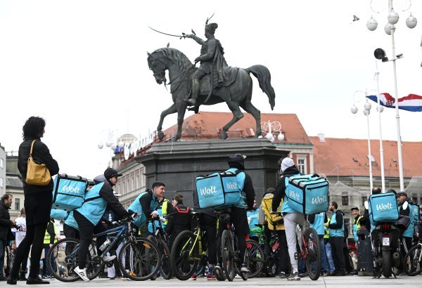 Prosvjed dostavljača Wolta