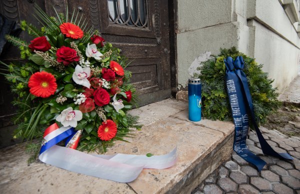 Polaganje vijenaca povodom obilježavanja 28. obljetnice raketiranja Zagreba