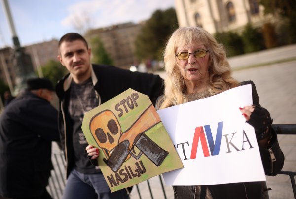 U Beogradu prosvjed 'Srbija bez nasilja'