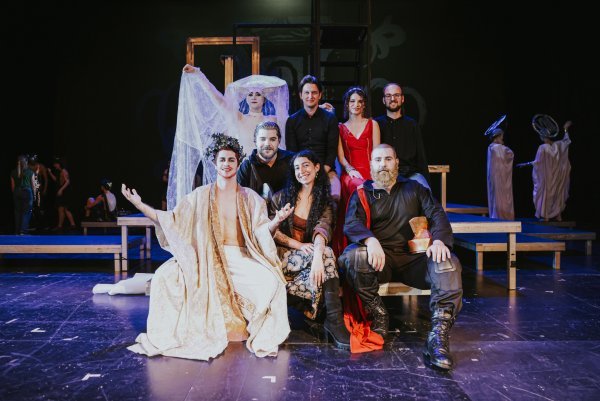 Kristina Grubiša, Mateo Narančić i Ivan Šćepanović uz soliste opere Amfitrion