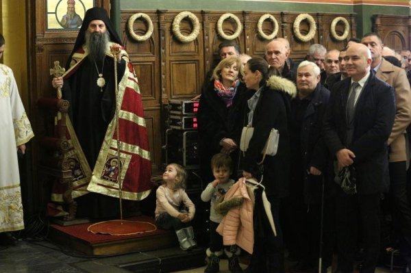 Pravoslavni Badnjak u hramu Preobraženja Gospodnjeg