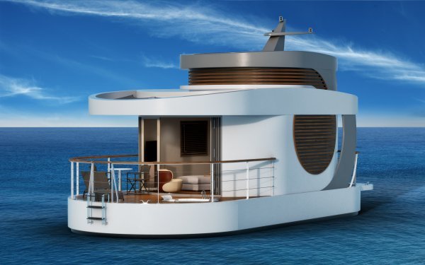 Eksterijer plutajuće kuće Amor