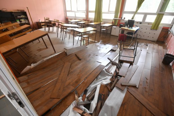 Velika šteta u srednjoj školi u Obrovcu