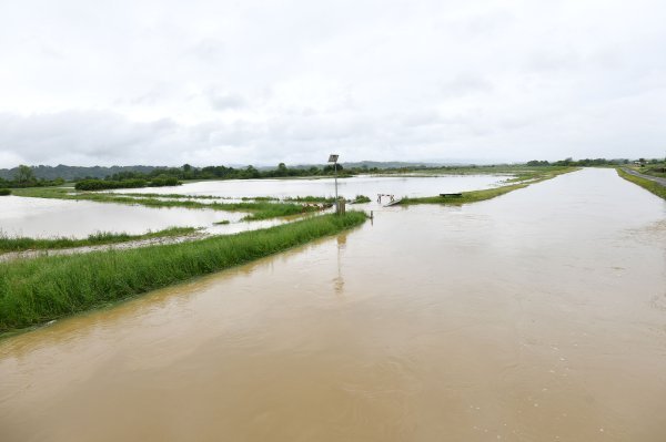 Poplavljeno područje u naselju Krkanec u Varaždinskoj županiji