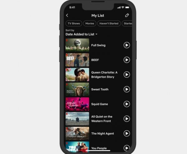 Netflix donosi ažurirani zaslon Moj popis