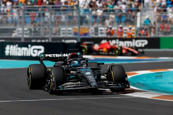 Mercedes-AMG Petronas F1 i vozač George Russel na GP Miami ove godine