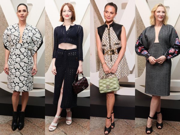 Poznati na reviji Louis Vuittona