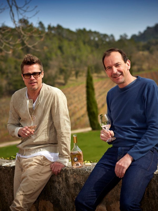 Brad Pitt u vinogradu