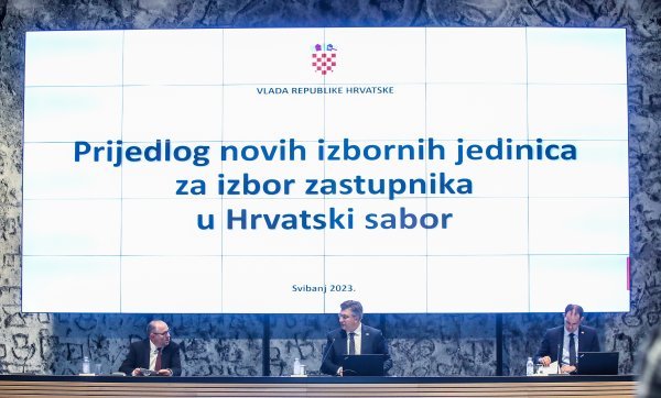 Premijer Plenković i ministar Malenica predstavili prijedlog Zakona o izbornim jedinicama