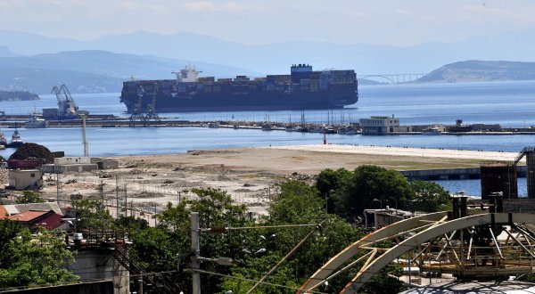 Gradilište ceste DC 403 u Rijeci