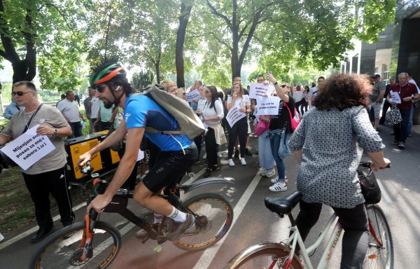 Prosvjed Sindikata pravosudne policije
