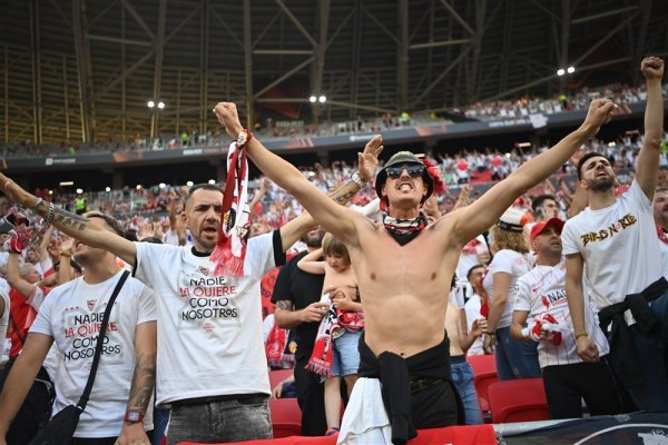 Sevilla - Roma, finale Europske lige, navijači, 31.5.2023.