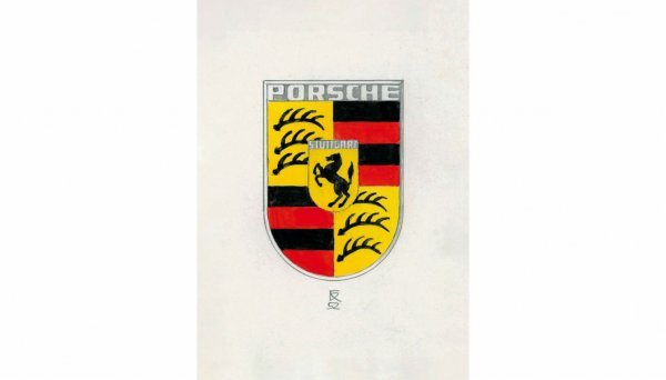 Porsche modernizirao grb: originalni grb iz 1952.