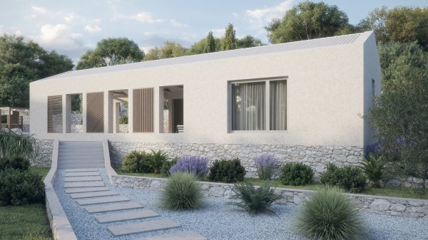 Renderi budućih apartmana na Obonjanu