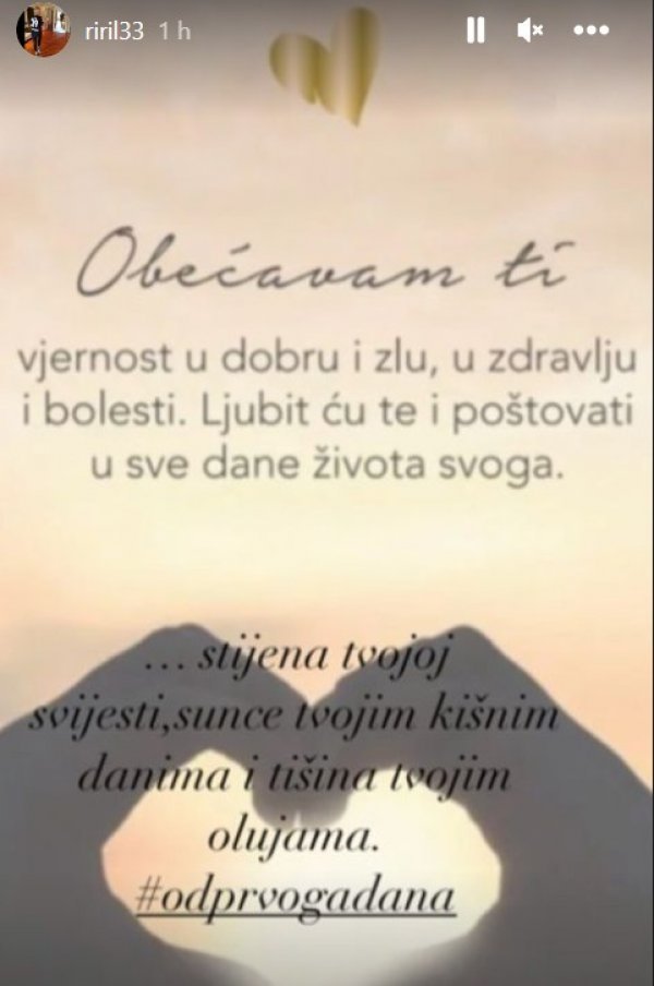 Irisina objava na Instagramu