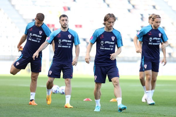 Hrvatska nogometna reprezentacija, trening, Rijeka, Rujevica, 7.6.2023.
