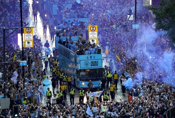 Manchester City, proslava Lige prvaka, 12.6.2023.