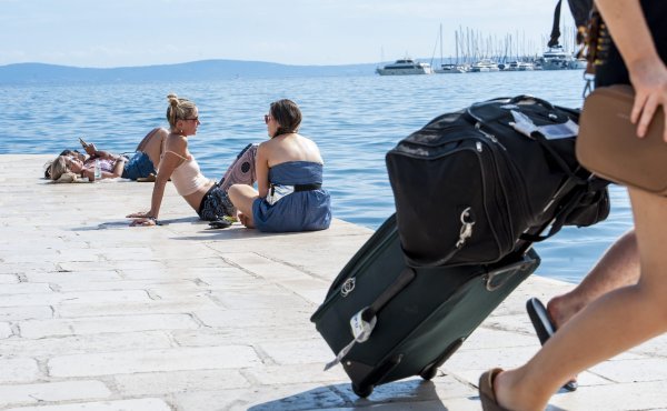 Turisti na festivalu Ultra