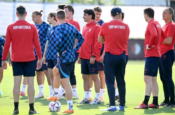 Trening hrvatske nogometne reprezentacije uoči utakmice protiv Nizozemske 13.6.2023.