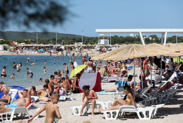Gužva na hrvatskim plažama