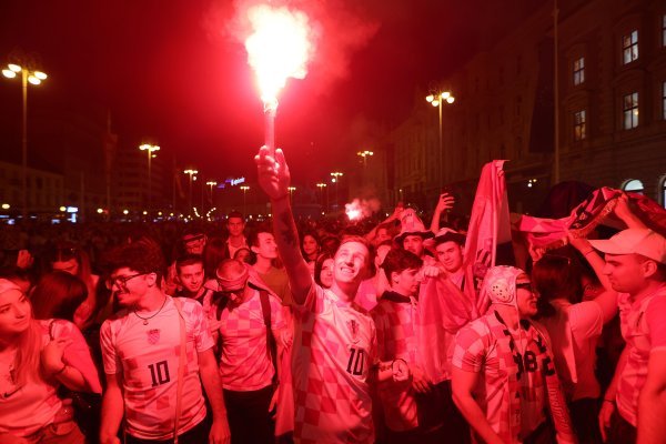 Navijačka euforija diljem Hrvatske