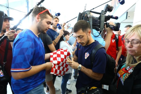 Povratak Vatrenih u Zagreb nakon poraza u Ligi nacija