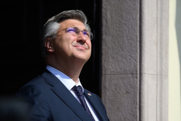 Andrej Plenković primio je u Banskim dvorima Borjanu Krišto, predsjedateljicu Vijeća ministara