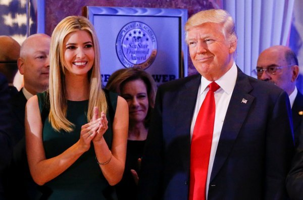 Ivanka i Donald Trump