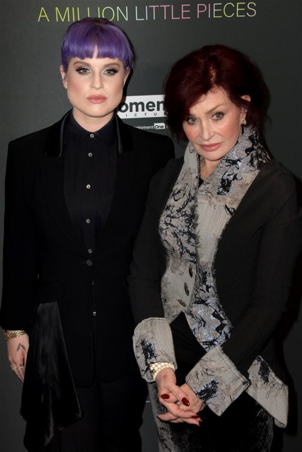 Kelly i Sharon Osbourne