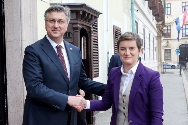 Ana Brnabić i Andrej Plenković