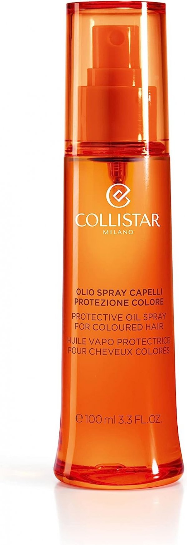 Collistar uljni sprej za zaštitu boje kose. Namijenjen bojanoj i tretiranoj kosi, sunčani filteri prirodno održavaju boju, a sprej nije mastan.