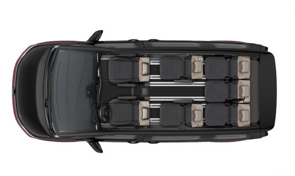 VW Multivan: raspored u kabini