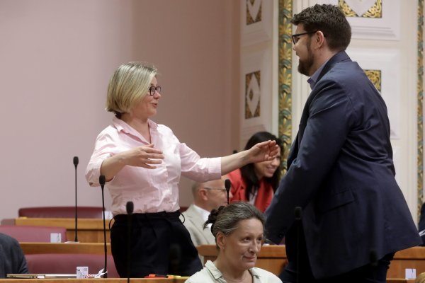 Sandra Benčić i Peđa Grbin