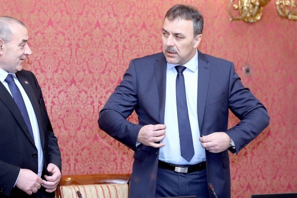Ministar branitelja Tomo Medved i ministar unutarnjih poslova Vlaho Orepić PIXSELL / Patrik Macek