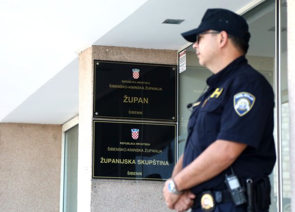 Štrajk radnika tvrtke Ceste Šibenik