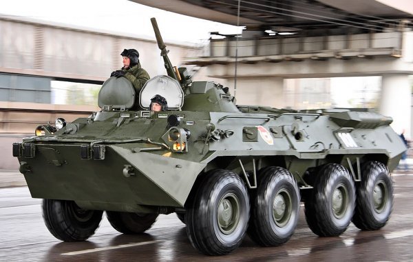 Šasija novog sustava identična je onoj sovjetskog BTR-a 80
