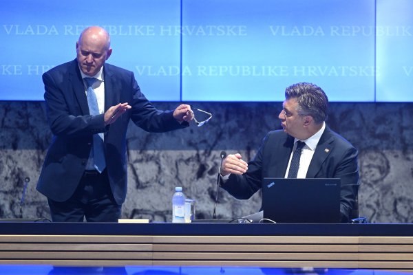 Andrej Plenković i Branko Bačić