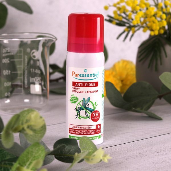Sadrži sastojke biljnog podrijetla koji učinkovito odbijaju komarce, krpelje i pješčane mušice do 7 sati
