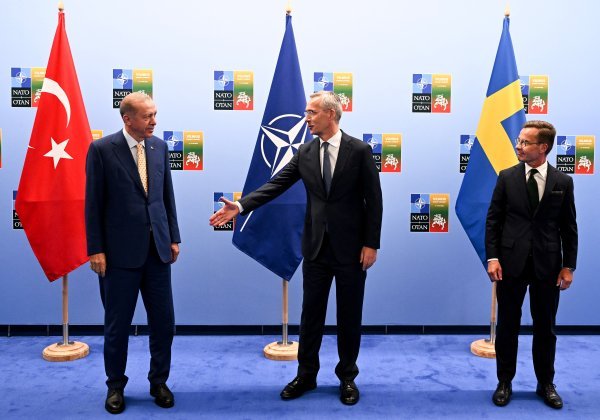 Turski predsjednik Erdogan, glavni tajnik NATO-a Stoltenberg i švedski premijer Ulf Kristersson